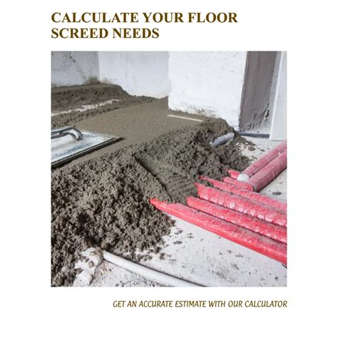 floor screed mix calculator
