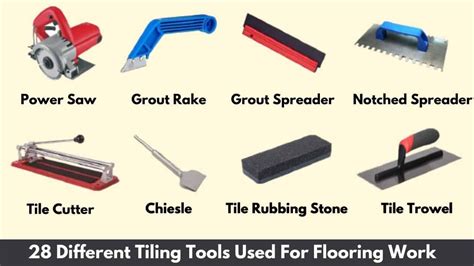 Floor Tile Tools List