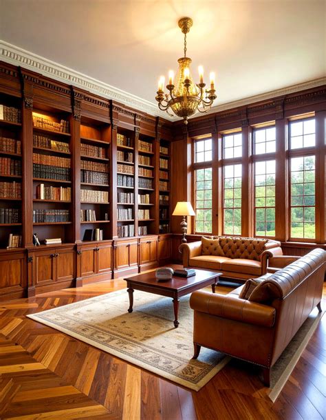 Floor To Ceiling Bookcase Around Window