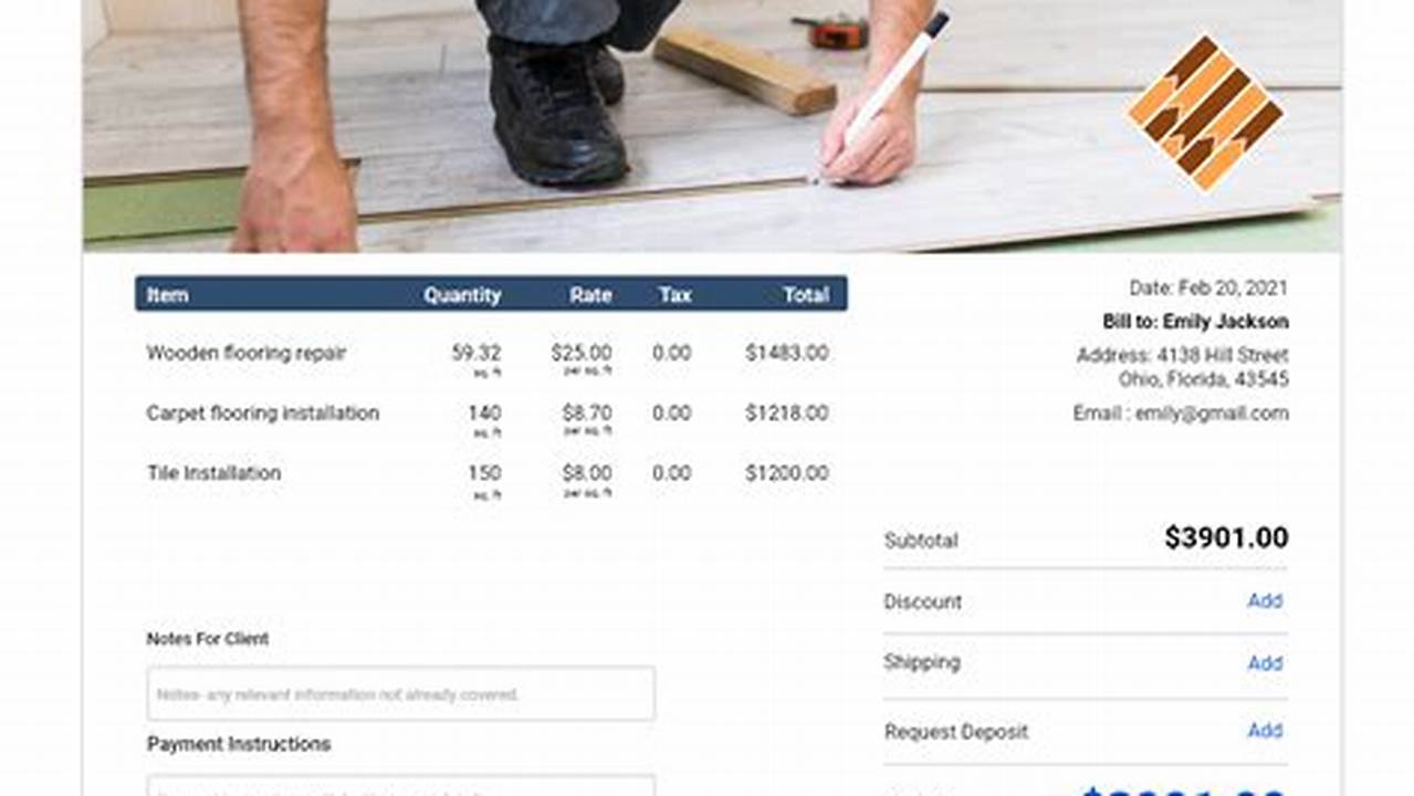 Free Flooring Invoice Template to Help You Get Paid Faster