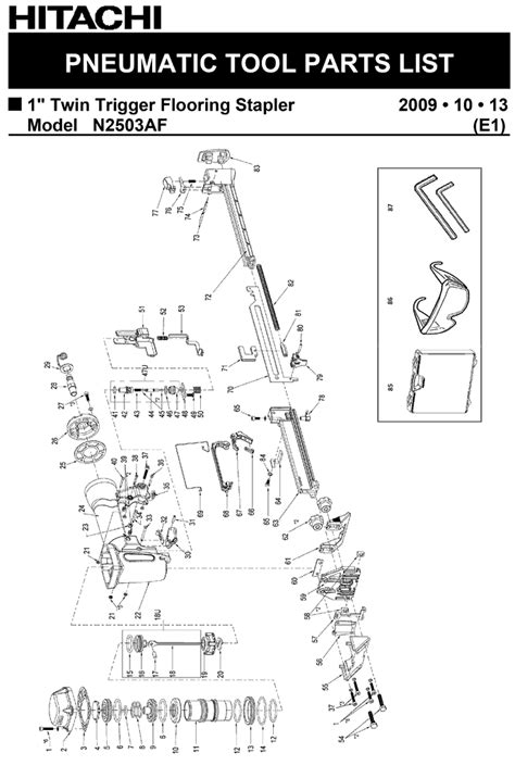Flooring Stapler Parts