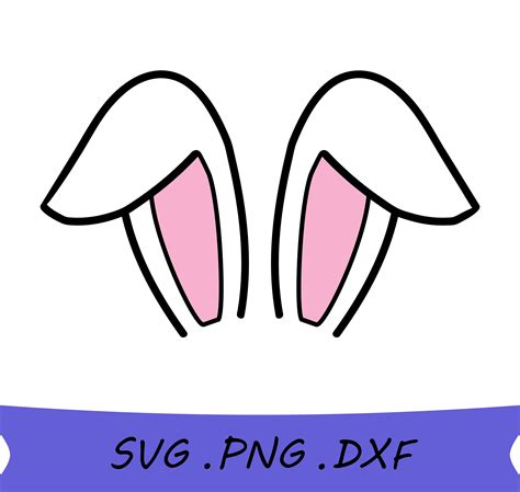 Rabbit SVG Floppy Ear Bunny Svg Animal With Glasses DXF Etsy