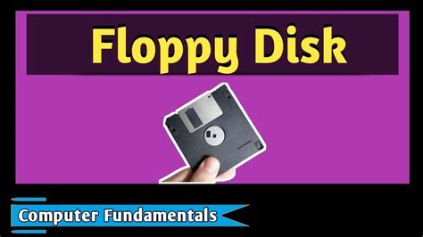 Floppy Disk Is A Secondary Memory