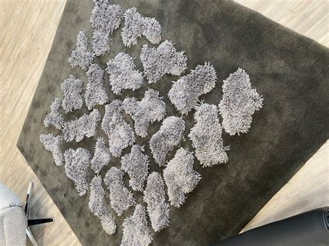 Ruhe Motel einheimisch flora tiara teppich grau Richtig nervös werden