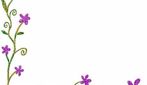 A floral border design Royalty Free Vector Image