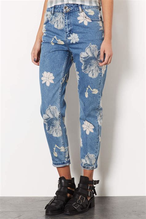 Flared jeans with floral Paisley print ETRO