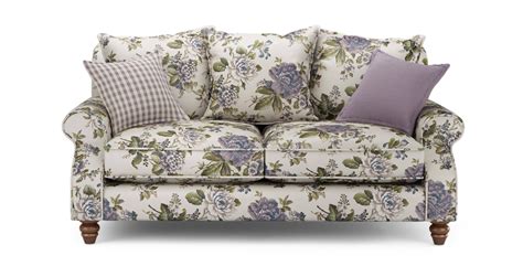 Incredible Floral Print Sofa Fabric For Small Space