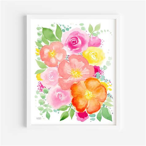 floral art printable