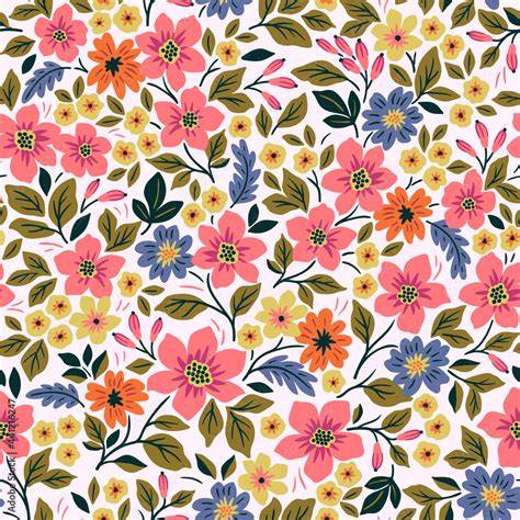 Floral Banner Patterns Design