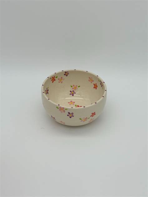 Floral Ceramic Bowl