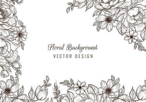 Floral Corner Border Vector Free Download