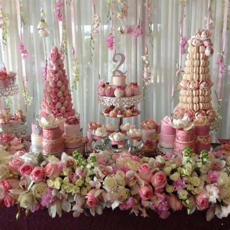 Floral Dessert Table