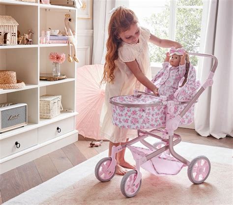 Floral Doll Stroller