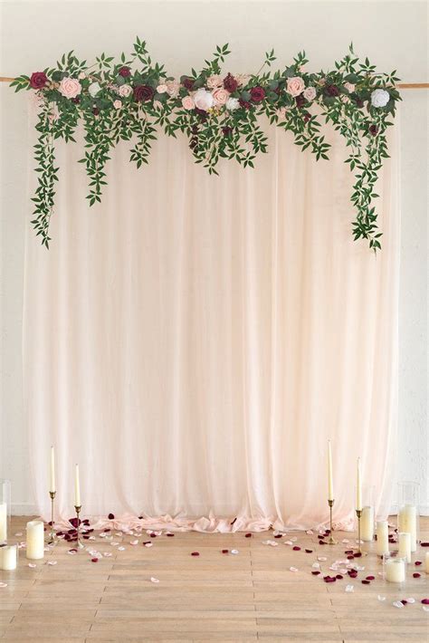 Floral Garland Backdrop