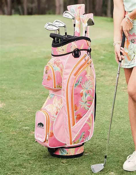 floral golf bag
