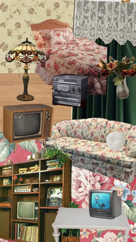 Floral Patterns in 90s Bedroom Aesthetic