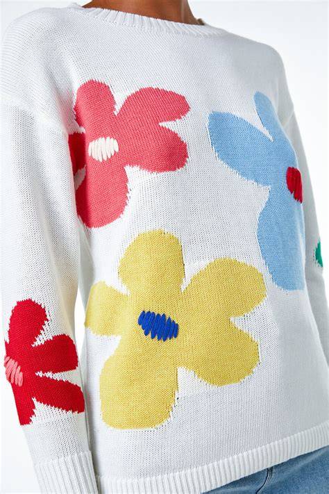 Floral Print Jumper