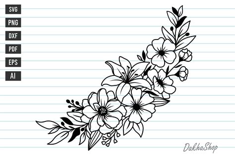 10 Mesmerizing Floral SVG Files for Your Creative Projects: Discover Stunning Flower Designs for Your Crafts and Decor!