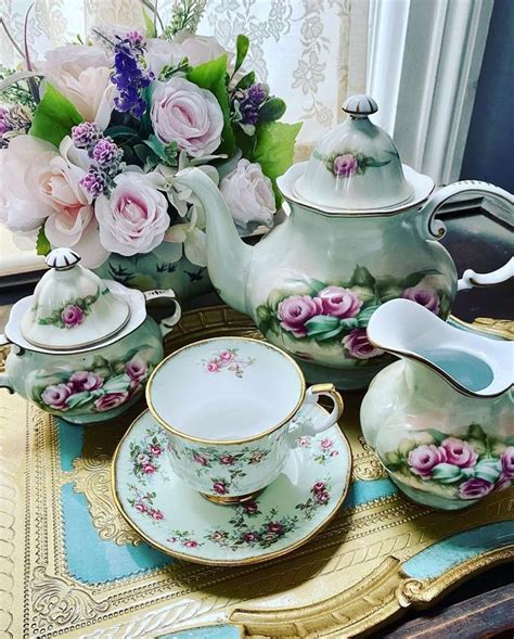 Floral Tea Set Victorian