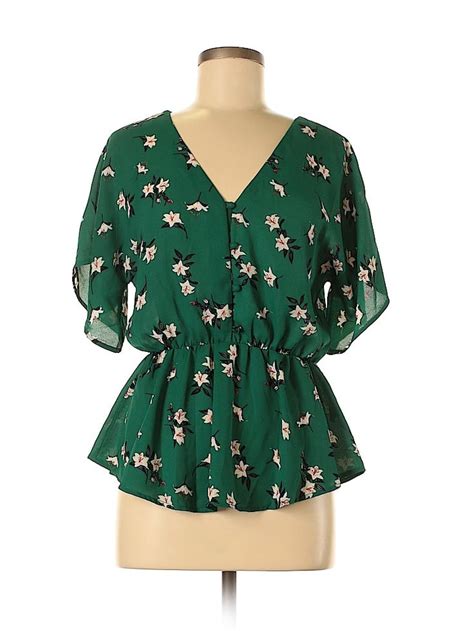 floral top green