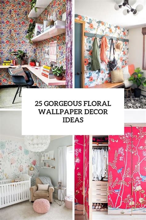 Floral Wallpaper Decor