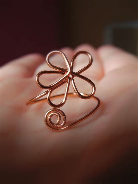 Floral Wire Ring