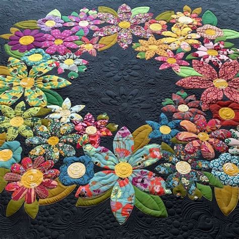 Floral Wreath Quilt Pattern