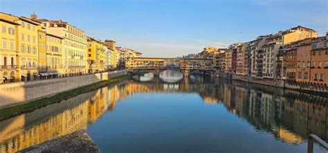 Watching the sunset over Florence.