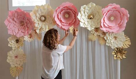34 sencillas ideas de flores de papel para decoración 【TOP 2020】 Uma
