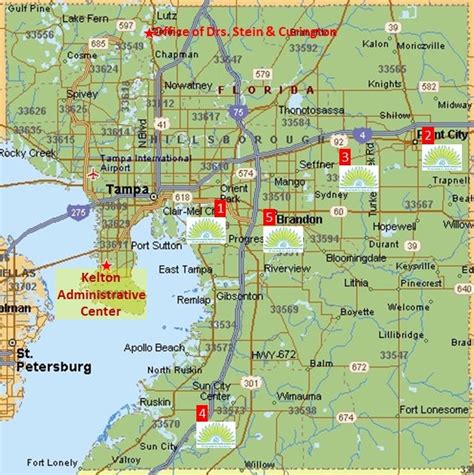 Florida Map Hillsborough County