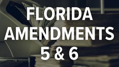 Florida Amendments