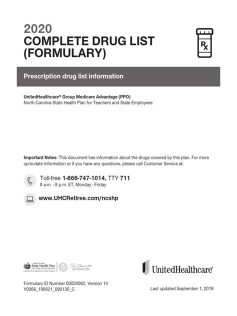 florida blue formulary drug list