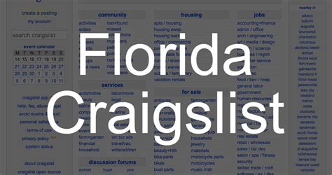 florida craigslist