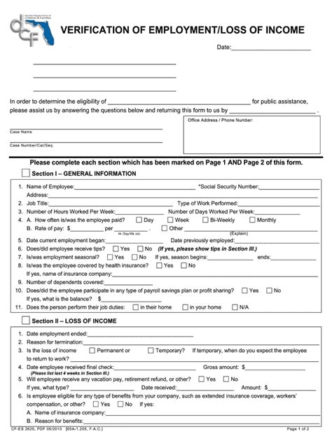 florida dcf form search