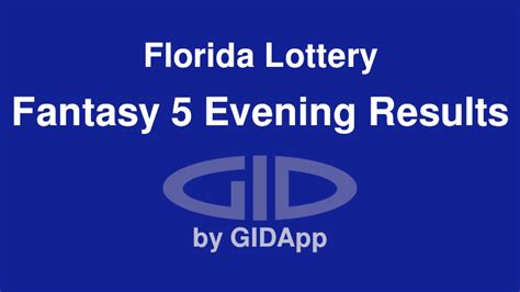 florida fantasy 5 evening