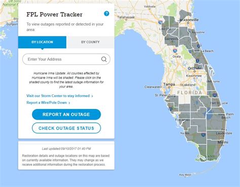 florida keys power and light outages