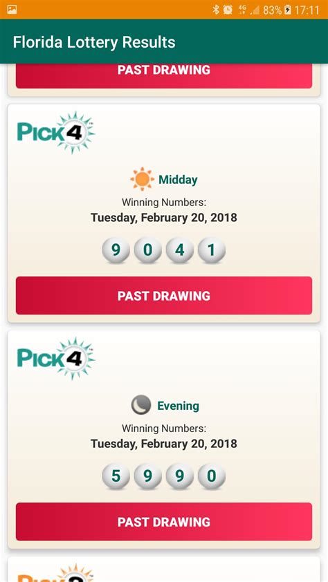florida lottery latest results posted