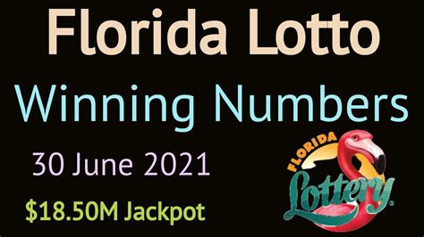 florida lottery winning numbers