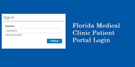 florida medical clinic web portal