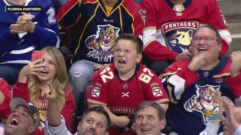 florida panthers score and fan reactions