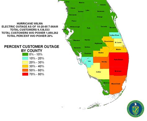 florida power outages map