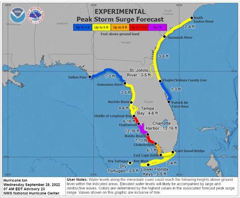 florida storm surge map 2022