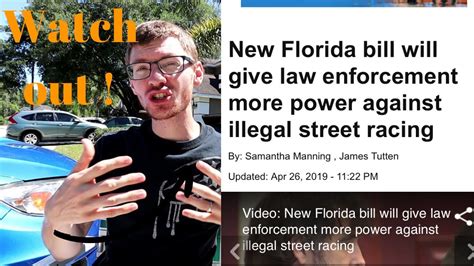 florida street racing laws