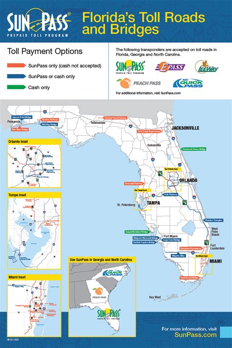 florida toll map and price