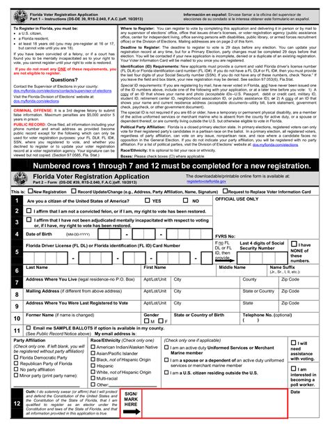florida voter registration by address