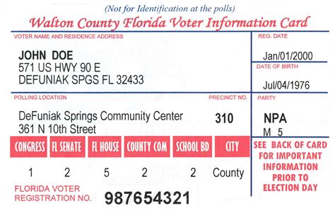 florida voter registration number search
