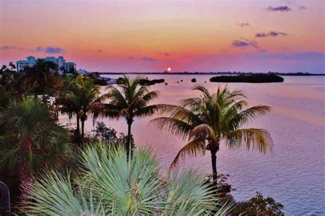 Puesta de sol romántica en los Florida Keys