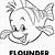 flounder colouring pages
