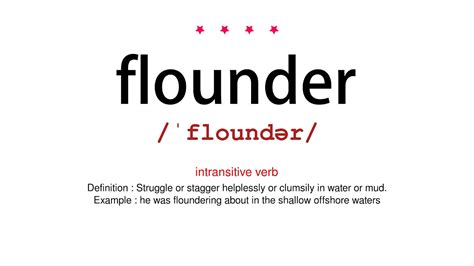 Flounder Communication Definition