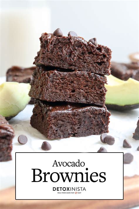 flourless chocolate avocado brownies